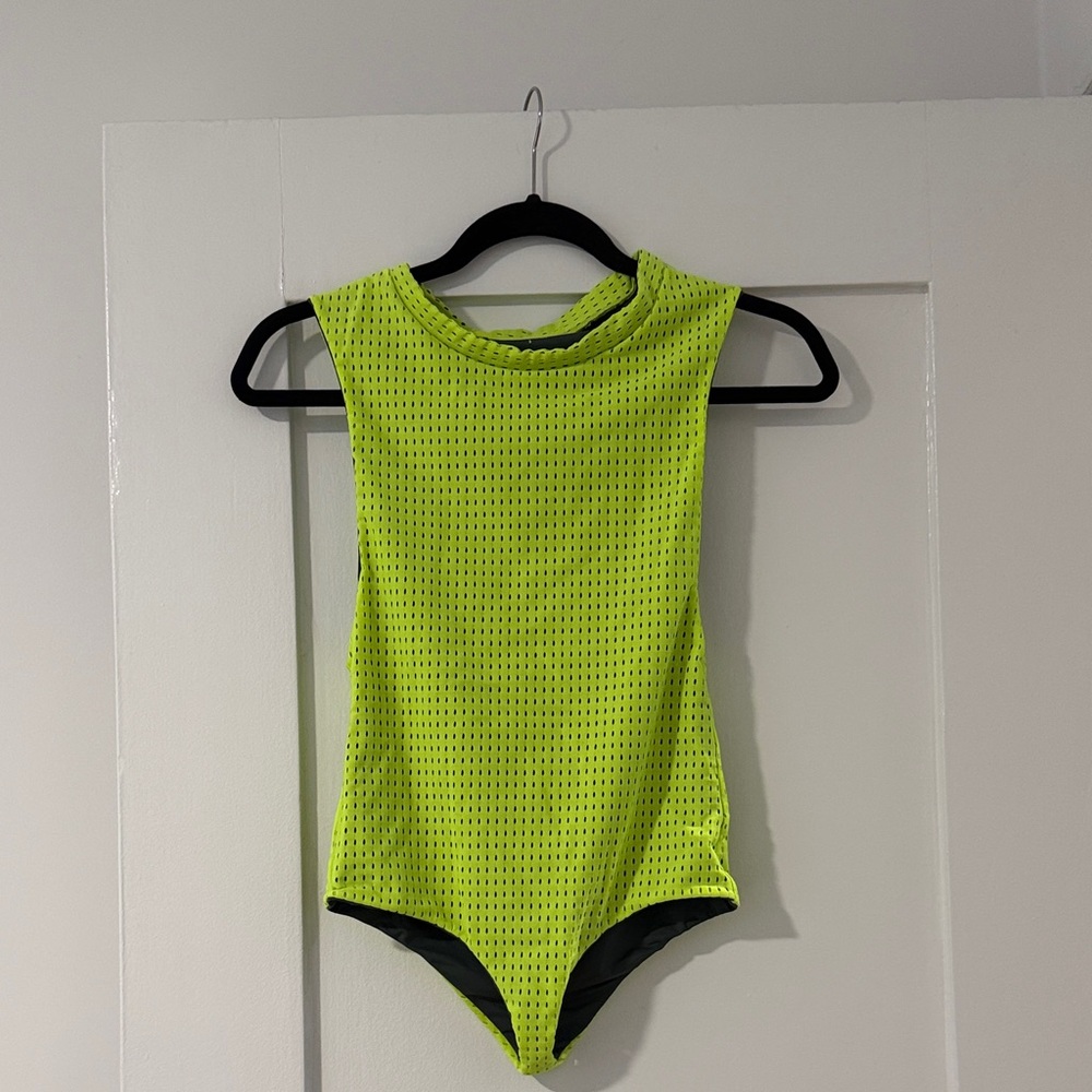Acacia Green Sleeveless Bodysuit
